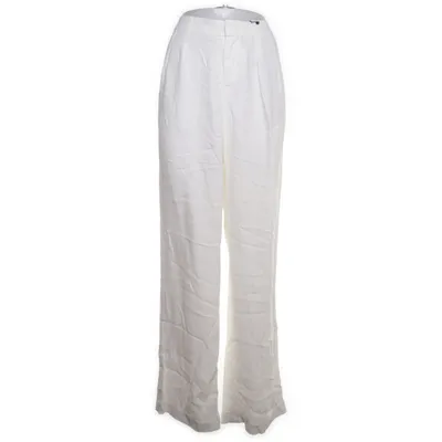 Palazzo broek (Wit) van Oui Viscose, Polyester, Katoen