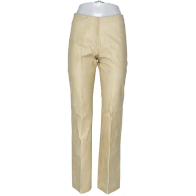 Læderbukser (Beige) fra Blues Club Acetat, Læder, Viscose