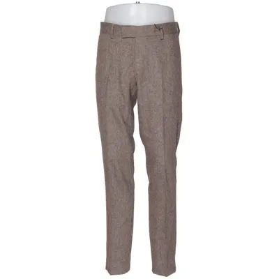 Kostuumbroek (Bruin) van Tiger of Sweden Polyamide, Polyester, Wol
