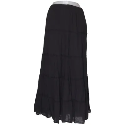 Jupe longue (Noir) de La Redoute Coton