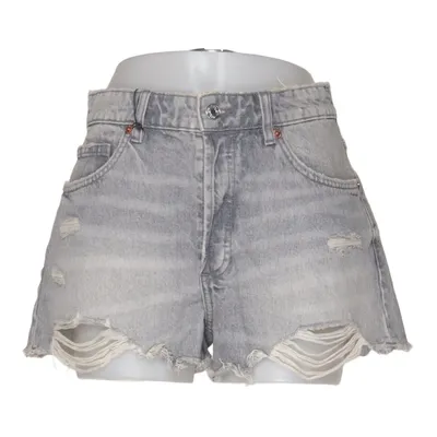 Denim shorts (Gray) from Zara Cotton