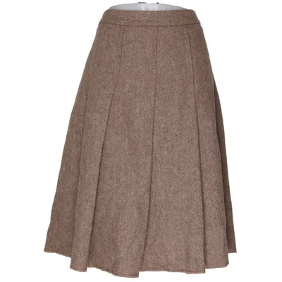 Rok (Bruin) van GANT Cupro, Viscose, Wol