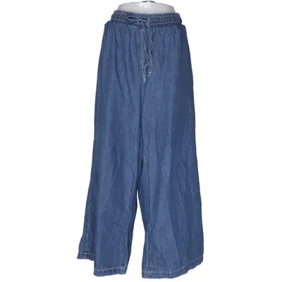 Palazzobyxor (Blå) från Shein Curve Bomull, Polyester, Viskos