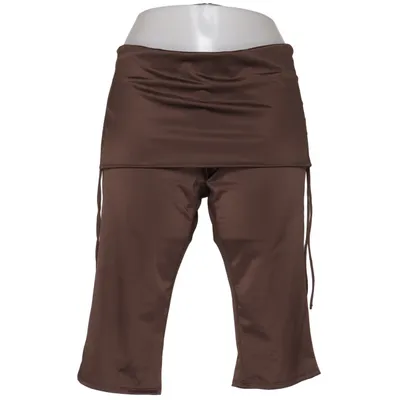 Driekwart broek (Bruin) van Weekday Elastaan, Polyester