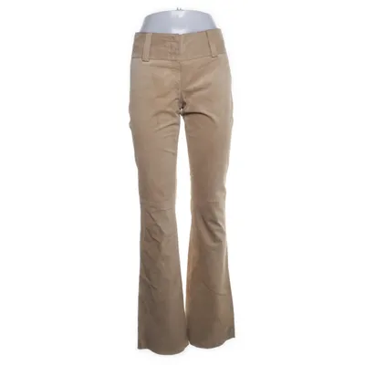 Läderbyxor (Beige) från Gipsy Polyester, Skinn