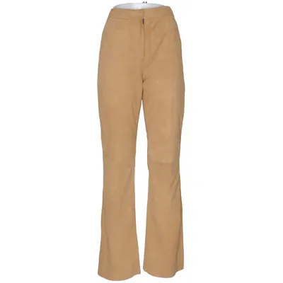 Leather pants (Brown) from Virmani Leather, Polyester
