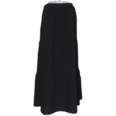 Jupe longue (Noir) de Shein Curve Élasthane, Polyester