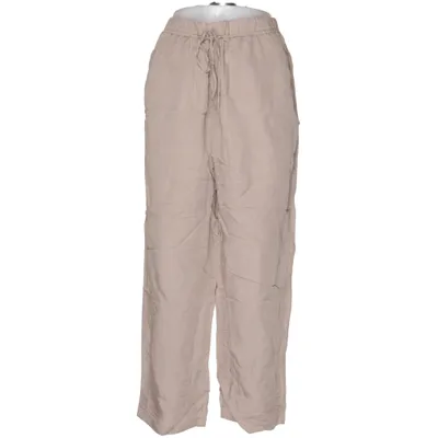 Bukser (Beige) fra H&M Premium Quality Viscose, Linned