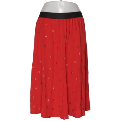 Skirt (Red) from Danefae Cotton, Viscose