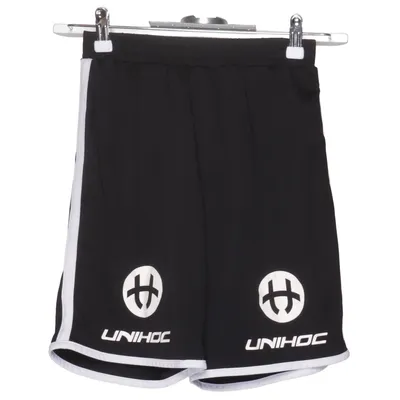 Træningsshorts (Sort, Hvid) fra Unihoc Polyester