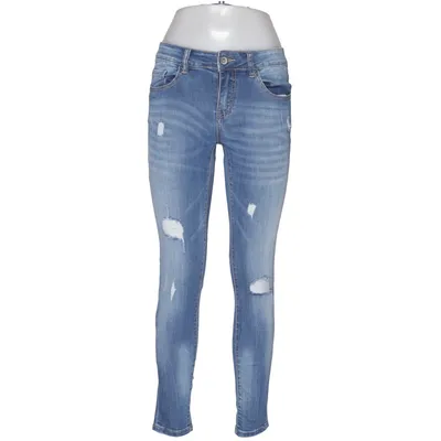 Jeans (Blau) von Hand Work Denim Baumwolle, Elasthan, Polyester, Viskose