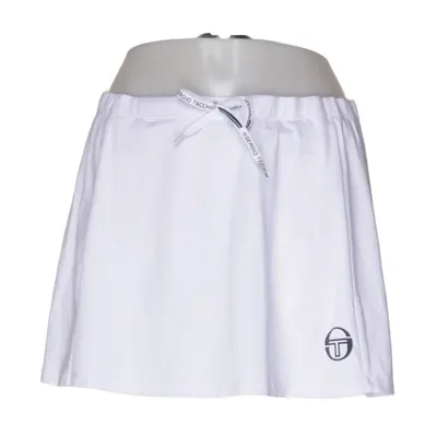 Jupe-short (Blanc) de Sergio Tacchini Élasthane, Polyester