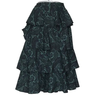 Långkjol (Grön, Flerfärgad) från Baum Und Pferdgarten Bomull, Elastan, Polyester