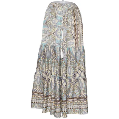 Långkjol (Blå, Beige, Flerfärgad) från Luisa Silke