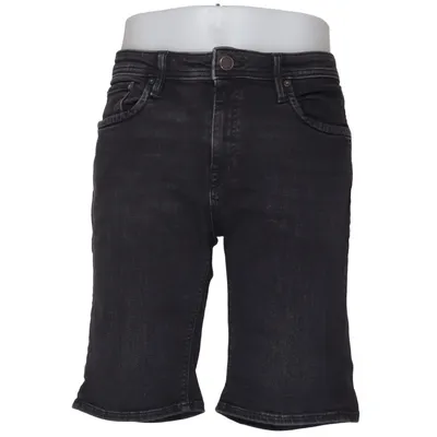 Denim shorts (Grijs) van Jack & Jones Jeans Intelligence Katoen, Elastaan