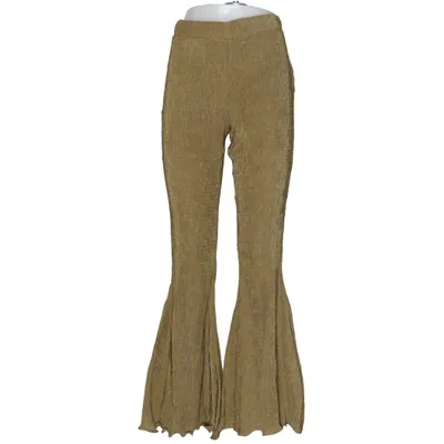 Pantalon patte d'éléphant (Vert) de NA-KD Art Polyester