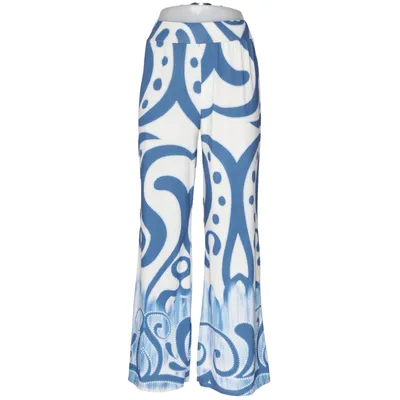 Palazzobyxor (Blå, Vit) från Z L Moda