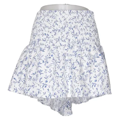 Skirt (Blue, White) from H&M Viscose, Cotton