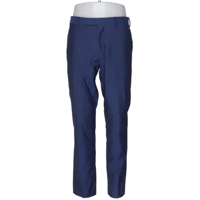 Kostuumbroek (Blauw) van Jerem Mohair, Polyester, Wol