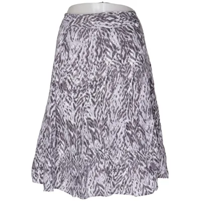 Skirt (Gray, White) from Anne Weyburn Polyester, Viscose