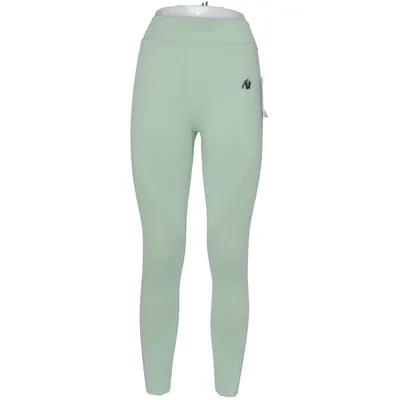 Sportleggings (Groen) van Gorilla Wear Elastaan, Polyamide
