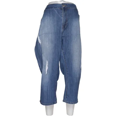 Pantacourt (Bleu) de Janina Denim Coton, Élasthane, Polyester