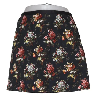 Skirt (Black, Multicolored) from Oasis Cotton, Elastane, Polyester
