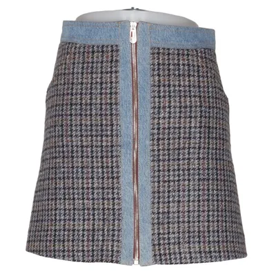 Rok (Blauw, Bruin, Zwart) van Sandro Acryl, Katoen, Polyamide, Polyester, Zijde, Wol