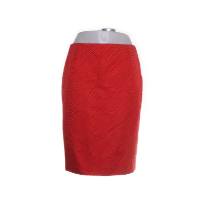 Skirt (Red) from Escada Polyester, Silk, Wool