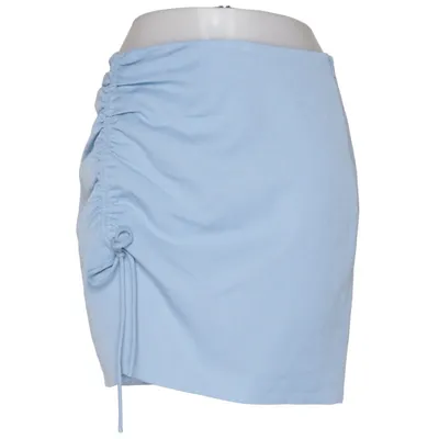 Skirt (Blue) from Angelica Blick x NA-KD Elastane, Polyester, Viscose