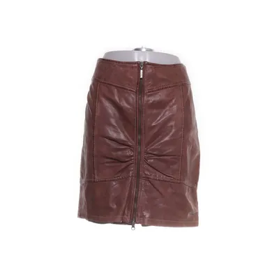 Läderkjol (Brun) från Carla du Nord Skinn, Polyester