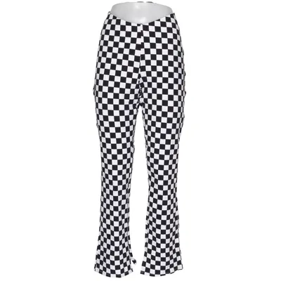 Bukser (Sort, Hvid) fra Divided by H&M Bomuld, Elastan