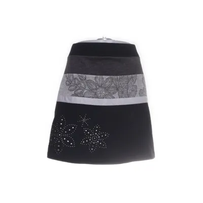 Skirt (Black, Multicolored) from Desigual Cotton, Elastane, Polyester, Viscose