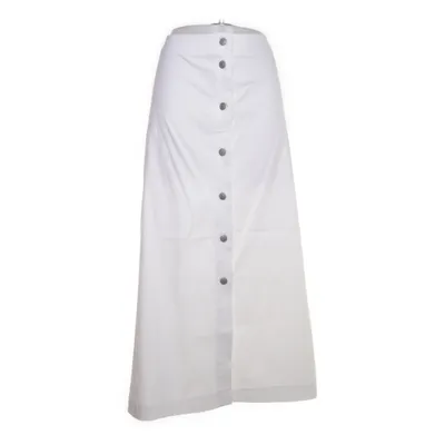 Maxi skirt (White) from Lisa Tossa Elastane, Polyamide, Viscose