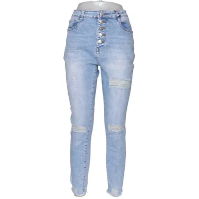 Jeans (Blå) fra Denim Life Bomuld, Elastan, Polyester
