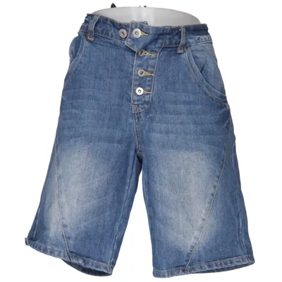 Denim shorts (Blue) from Seaside Cotton, Polyester