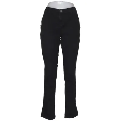 Chinos (Black) from Honey B Blue Cotton, Elastane