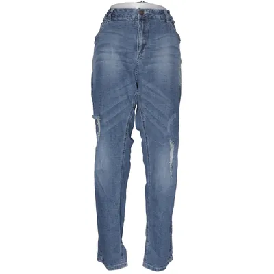 Jeans (Blue) from Denim Identity by Zizzi Cotton, Elastane