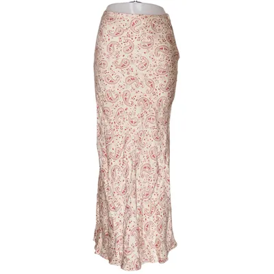 Maxi skirt (Beige, Red) from Réalisation Silk