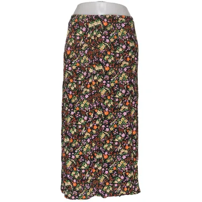 Rok (Zwart, Meerkleurig) van New Look Curves Viscose