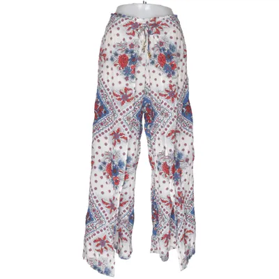 Slå-om bukser (Hvid, Blå, Rød) fra Denim & Supply Ralph Lauren Bomuld, Viscose