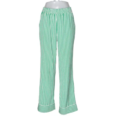 Palazzobukser (Grøn, Hvid) fra MbyM Polyester