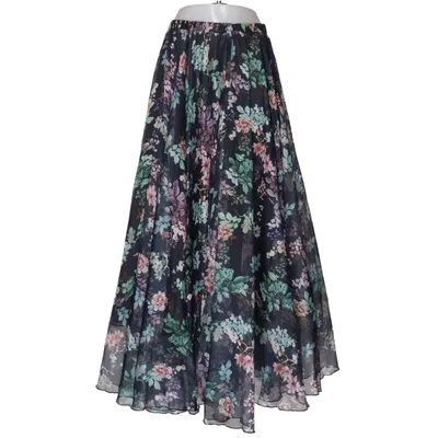 Maxi skirt (Black, Multicolored) from Chicwish Polyester