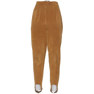 Corduroy pants (Brown) from Piu Piu Elastane, Polyamide