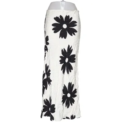 Maxi rok (Zwart, Beige) van Topshop Viscose