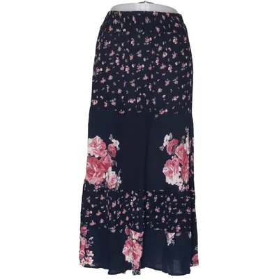 Maxi nederdel (Blå, Pink, Hvid) fra Isolde Viscose