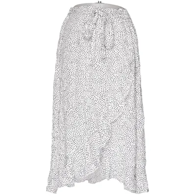 Wrap skirt (White, Black) from Milton