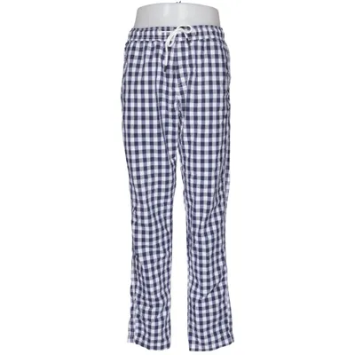 Pantalon de pyjama (Bleu, Blanc) de Cotton & Silk Coton, Élasthane, Polyester
