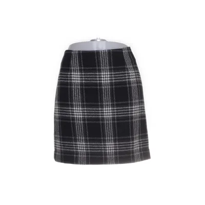 Rok (Zwart, Meerkleurig) van Flash Acetaat, Polyester, Wol