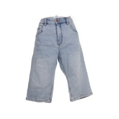 Denim shorts (Blauw) van Denim Katoen, Elastaan, Polyester